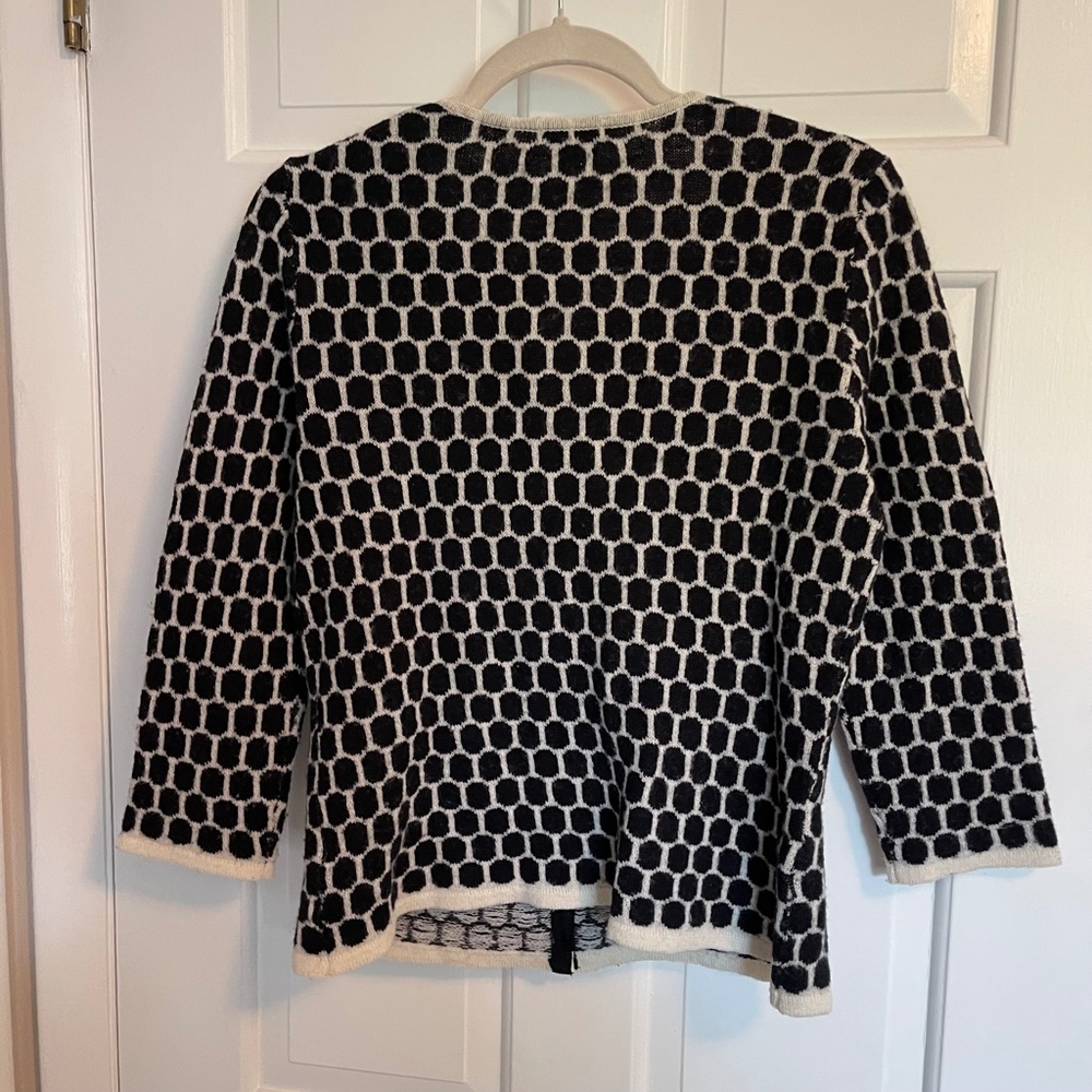 Patterned Button Up Sweater - Picture 5 of 5